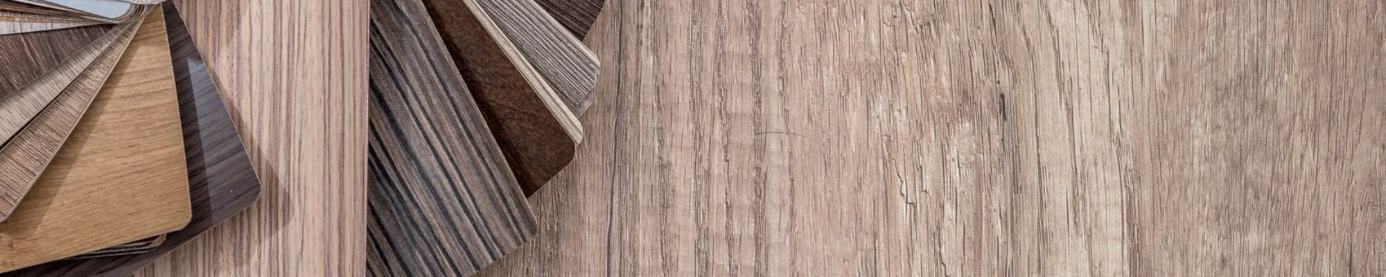 Hardwood flooring samples